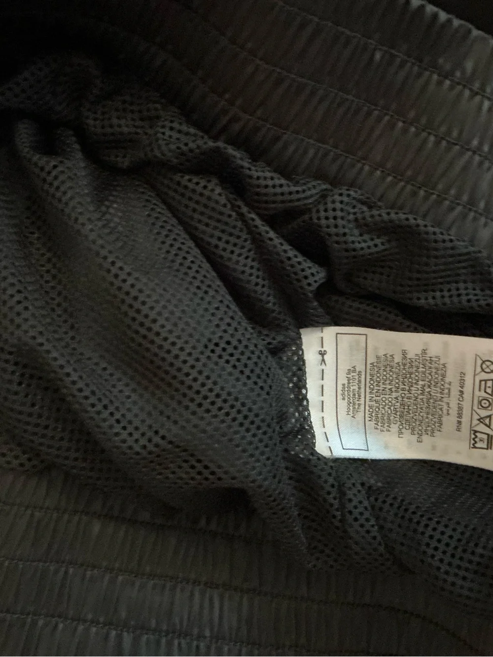 Adidas Black Multicolor Patchwork Track Pants #C09 - Picture 8 of 8